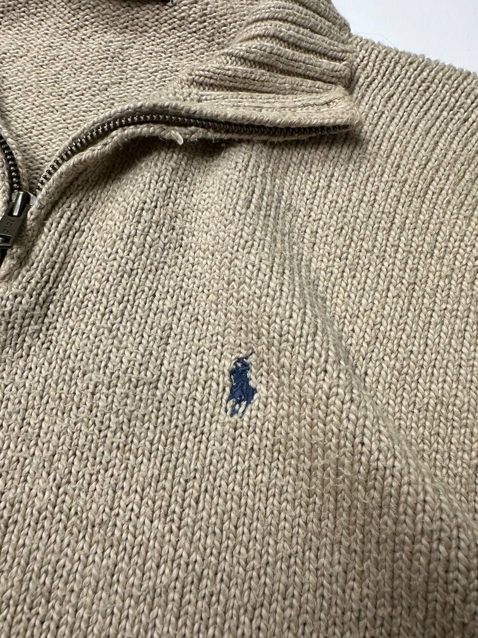 Polo Ralph Lauren 90s USA Polo Ralph Lauren Vintage Knite Sweater 1/3 Zip Size US L / EU 52-54 / 3 - 6 Thumbnail