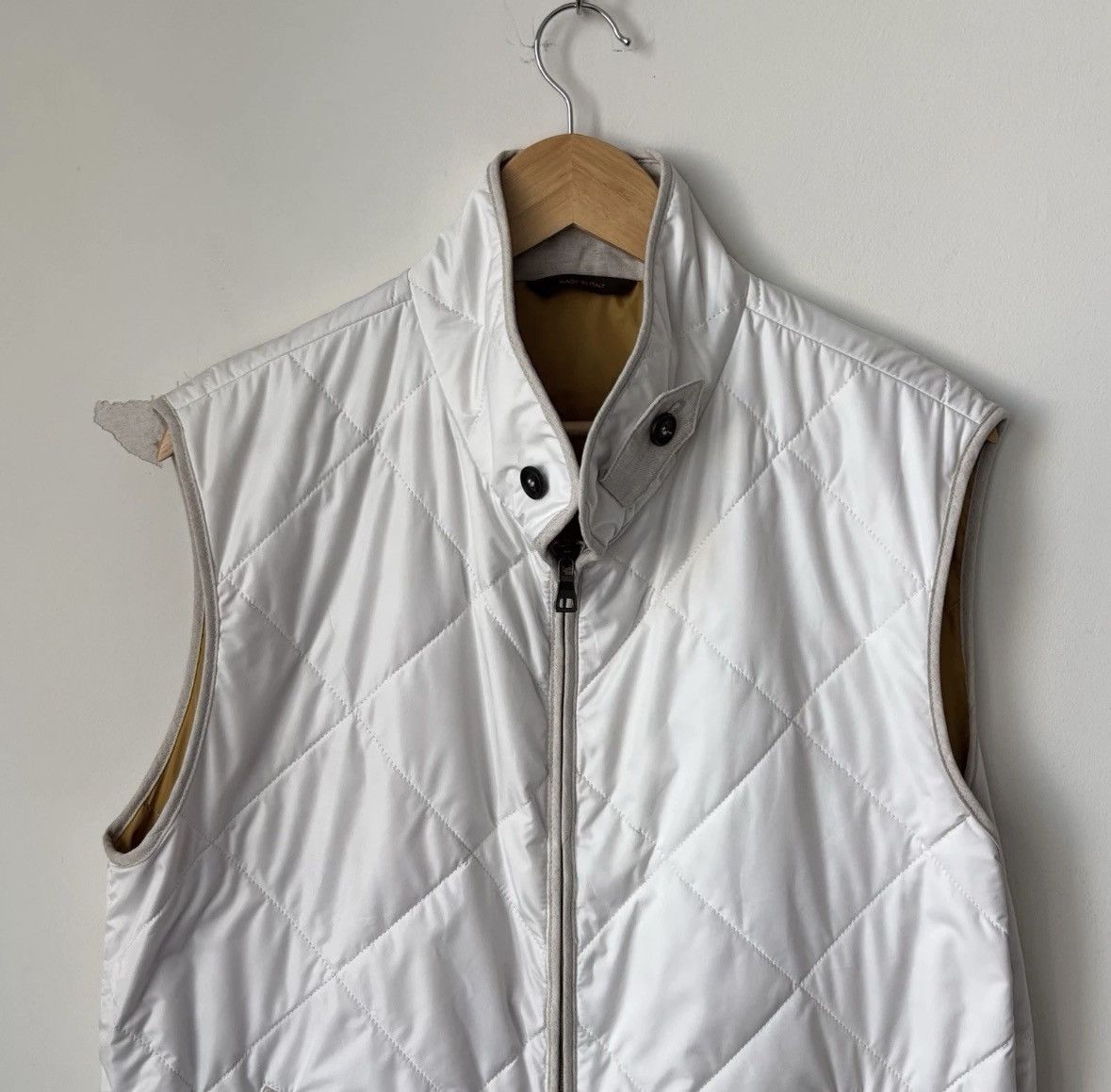 Bullock & Jones Waterville Fit Quilted Vest Size 54 XL Water Repellant Italy Size US XL / EU 56 / 4 - 7 Thumbnail