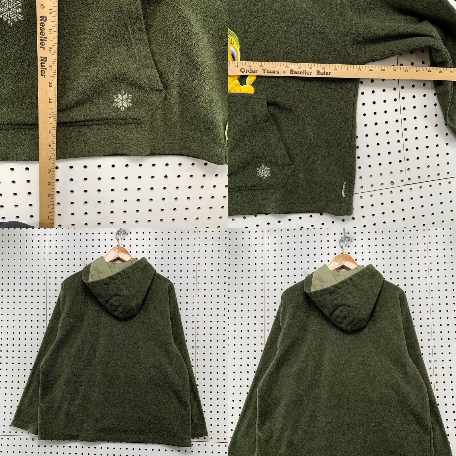 Vintage VINTAGE Looney Tunes Sweatshirt Hoodie Women Large Green Fleece Snowflake Tweety Sweater Sweatshirt Hoodie Size L / US 10 / IT 46 - 8 Thumbnail