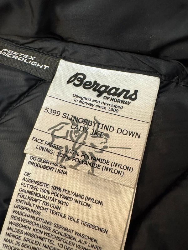 Bergans Bergans 5399 Slingsbytind Down Lady Jacket Pertex RDS M Size M / US 6-8 / IT 42-44 - 12 Thumbnail