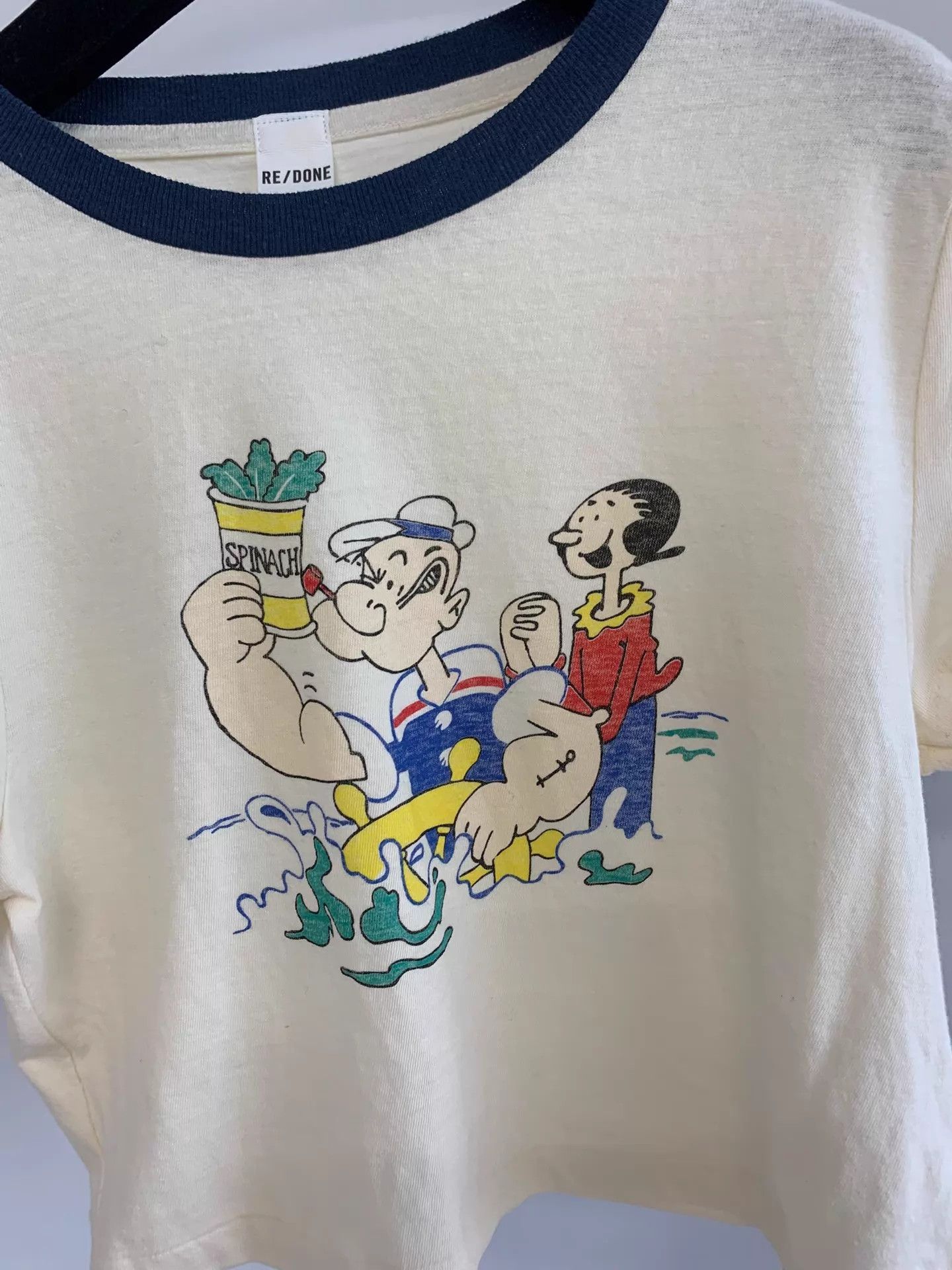 RE/DONE RE/DONE Popeye Print Short Sleeve Tee M New Size M / US 6-8 / IT 42-44 - 2 Thumbnail