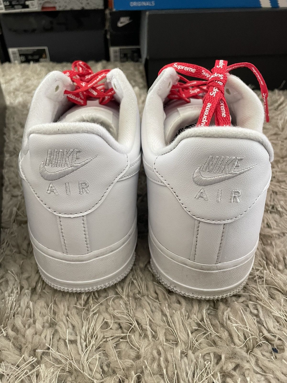 Supreme Supreme x Nike Air Force Triple White Size US 9 / EU 42 - 6 Thumbnail
