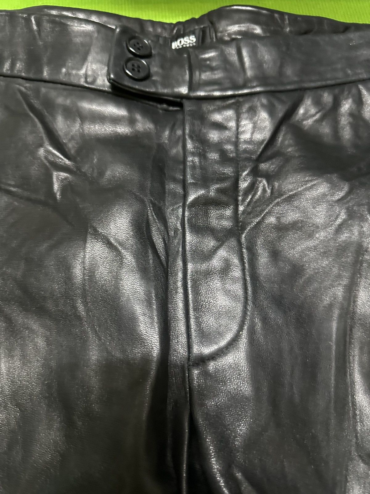 Hugo Boss Hugo Boss leather pants Size US 35 - 7 Thumbnail