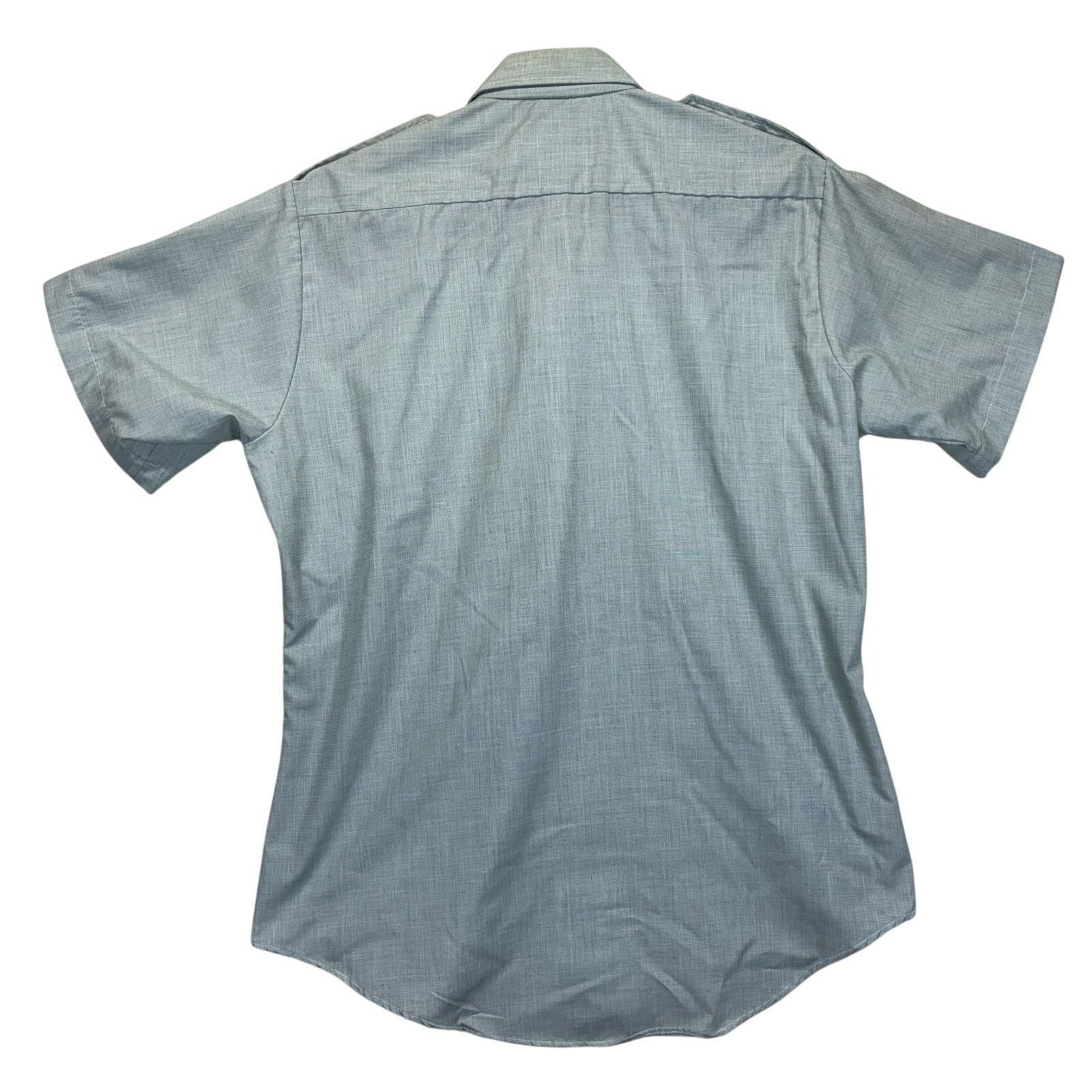 Creighton Vintage Creighton USA Work Shirt Short Sleeve Button Up Size US XL / EU 56 / 4 - 4 Thumbnail
