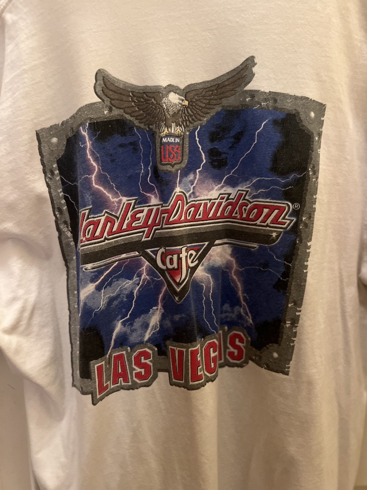 Harley Davidson × Vintage Super clean vintage Las Vegas Harley Davidson tee Size US XL / EU 56 / 4 - 3 Thumbnail