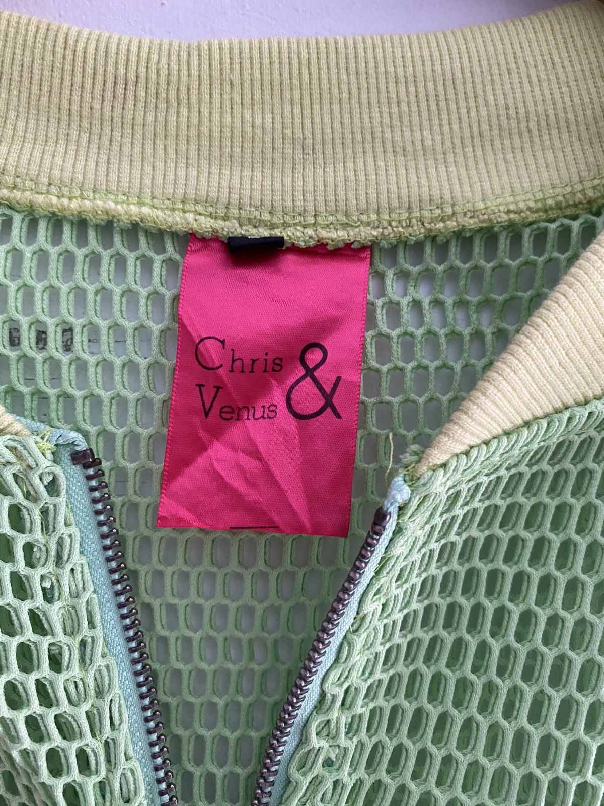 20471120 × Hysteric Glamour × Japanese Brand Chris & venus fishnet bomber jacket cdg style Size US S / EU 44-46 / 1 - 6 Thumbnail