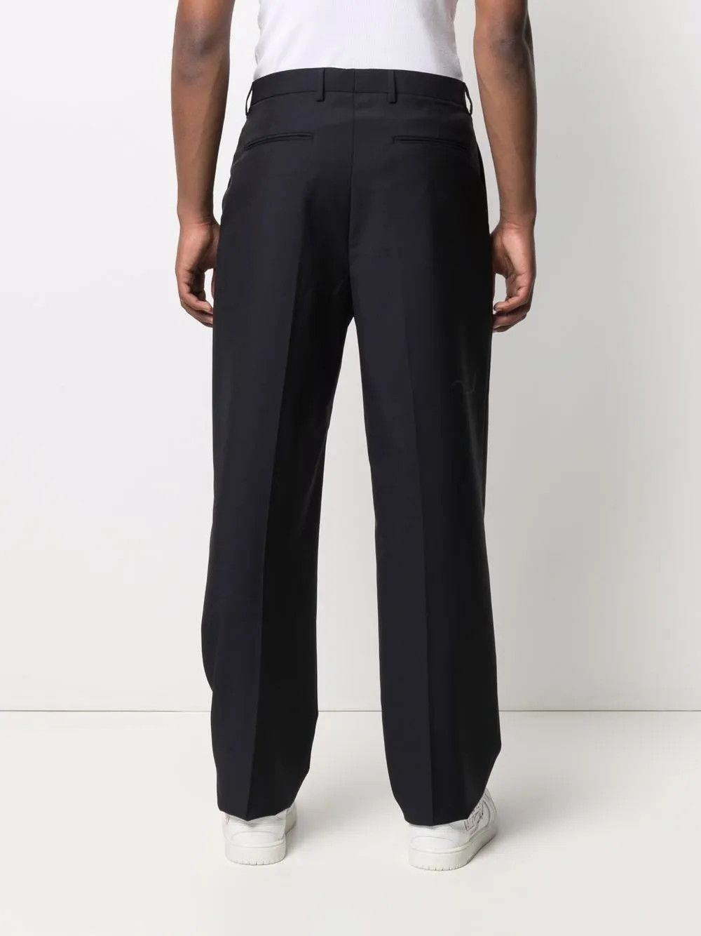 Valentino o1y0525 Casual Pant in Midnight Blue Size US 40 / EU 56 - 3 Thumbnail