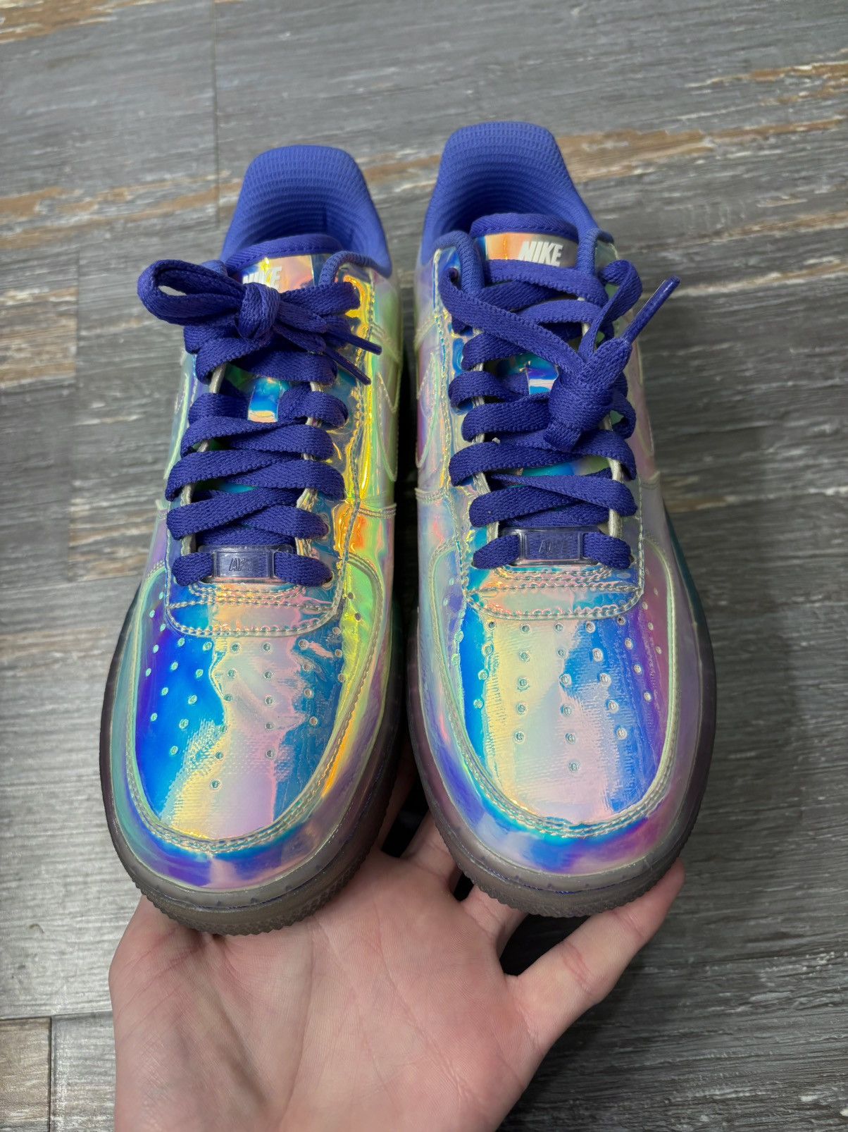 Nike Nike Air Force 1 Low Premium iD 'Iridescent' Size 7 Size US 7 / EU 40 - 4 Thumbnail