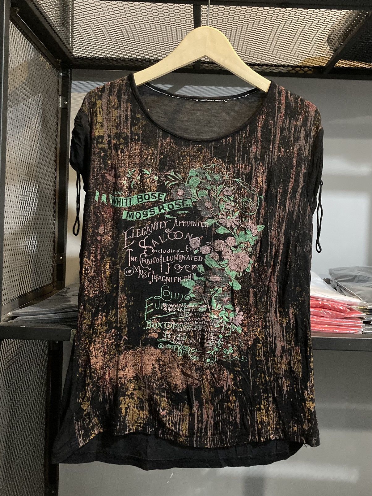 Vintage Japanese Moss Ross Poem Acid Goth Grunge Style Avant Garde Size M / US 6-8 / IT 42-44 - 1 Thumbnail