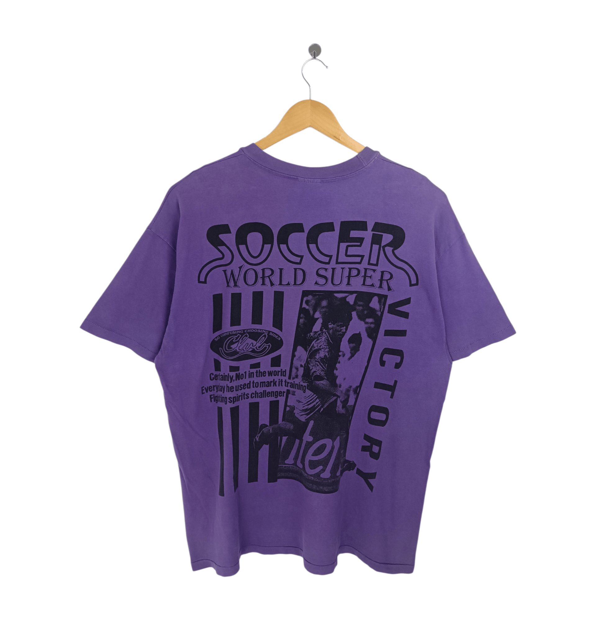 Vintage VINTAGE 90s SOCCER WORLD FOOTBALL FIFA UEFA MADRID VERY RARE Size US XL / EU 56 / 4 - 2 Thumbnail