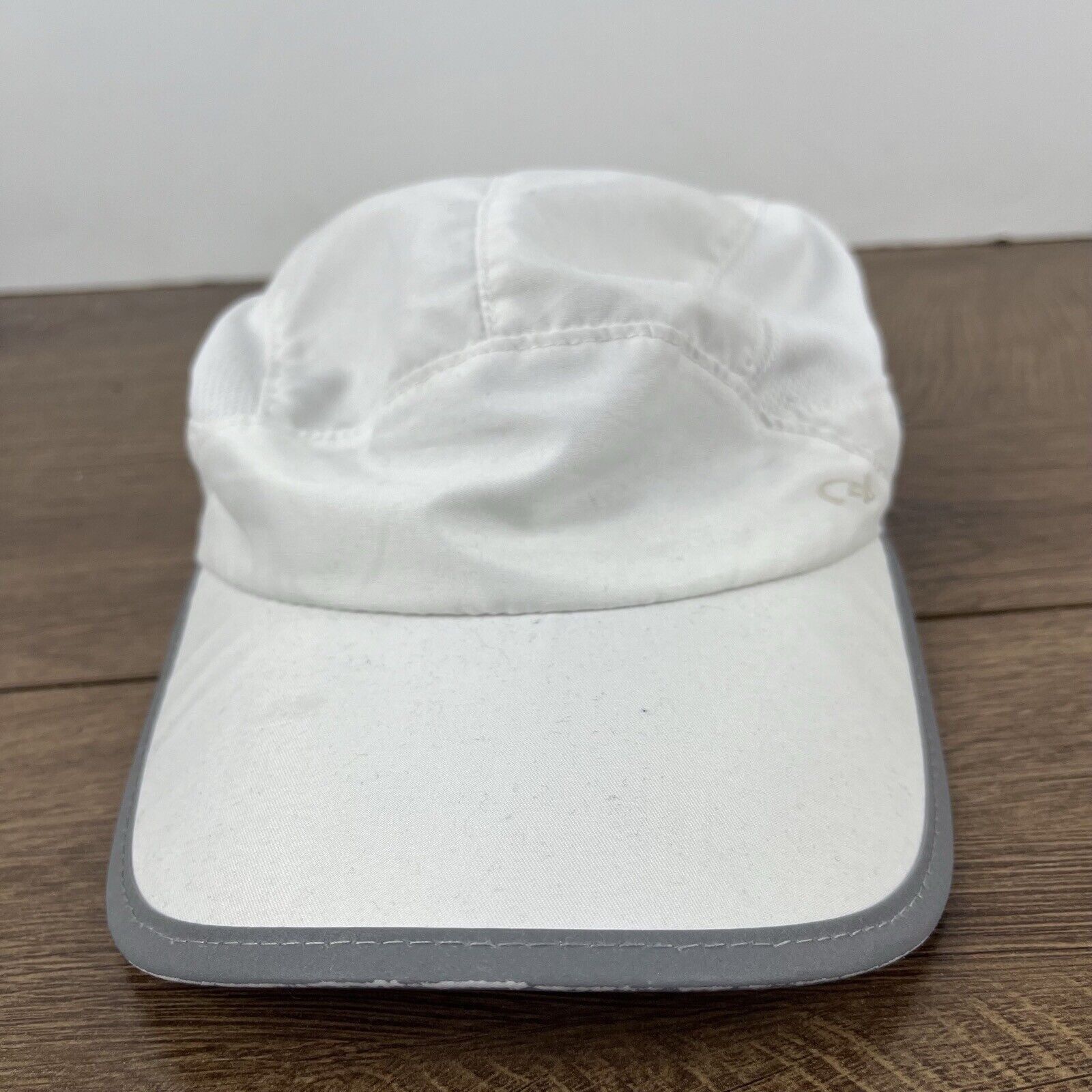 Other White Athletic Hat Running White Hat White Adjustable Hat Wh Size ONE SIZE - 4 Thumbnail