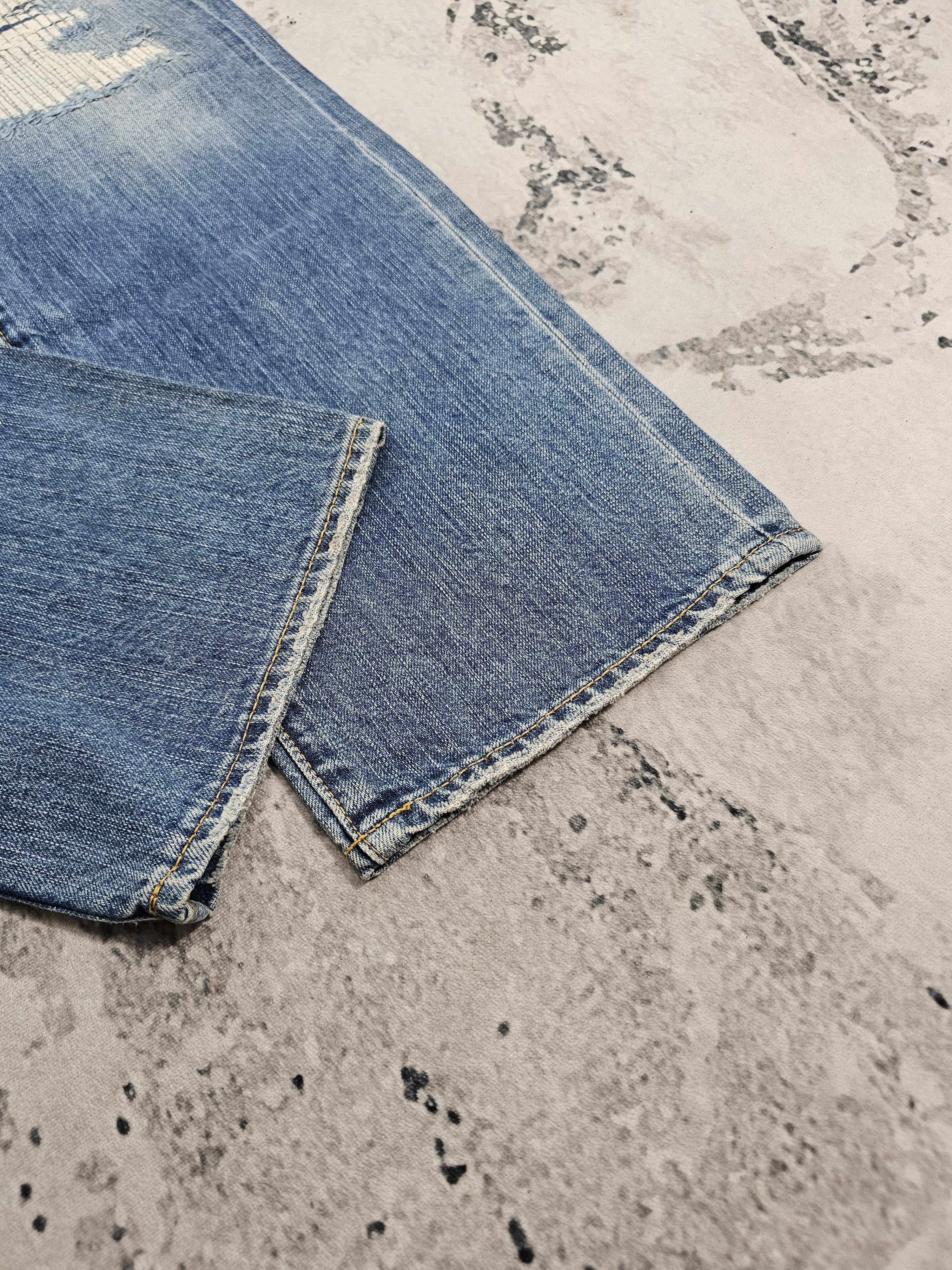 MOUSSY AZUL By Moussy Distressed Rockers Design Jean JB0299 Size 34 Size US 34 / EU 50 - 10 Thumbnail