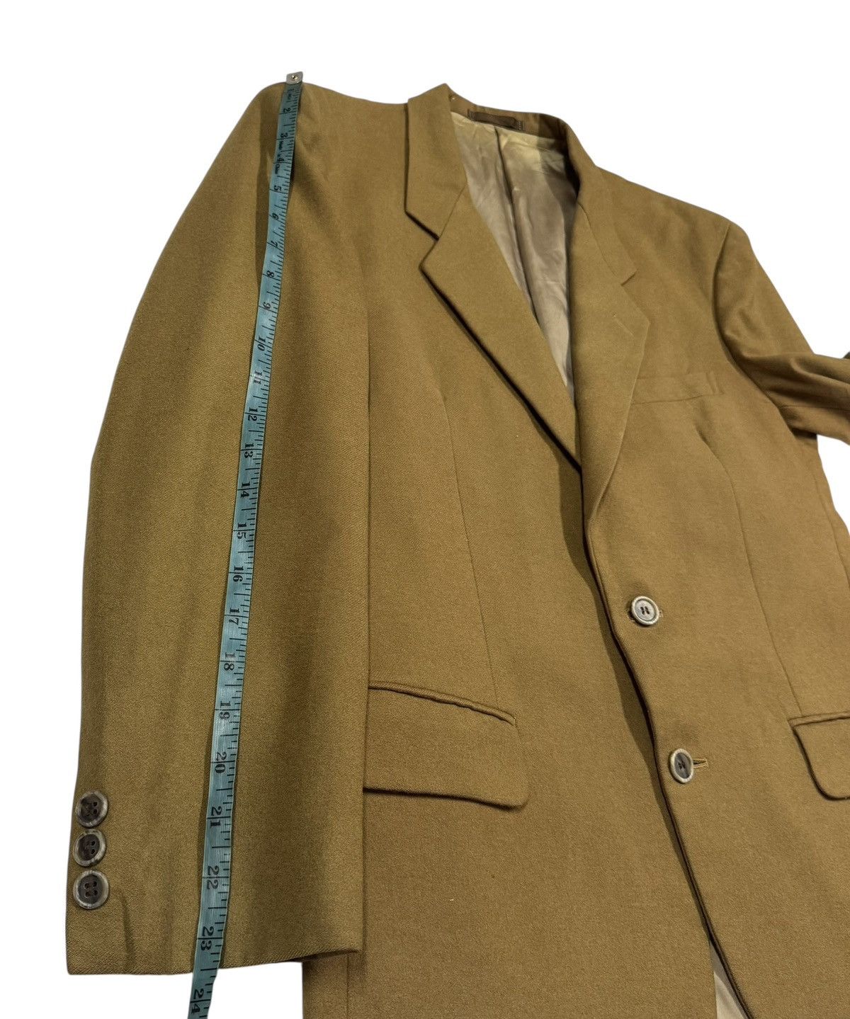 Paul Smith Vtg💥Paul Smith London Mustard Brown Mohair Casual Blazers Size 44R - 21 Thumbnail