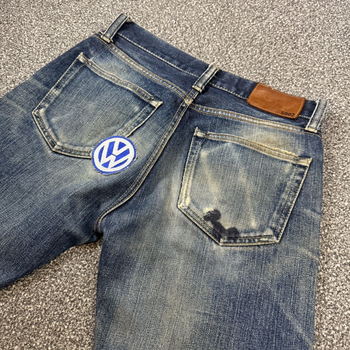 Undercover × Uniqlo 🇯🇵🔥 Vintage 90s Japanese Selvedge UJ Denim Uniqlo Size US 29 - 5 Thumbnail