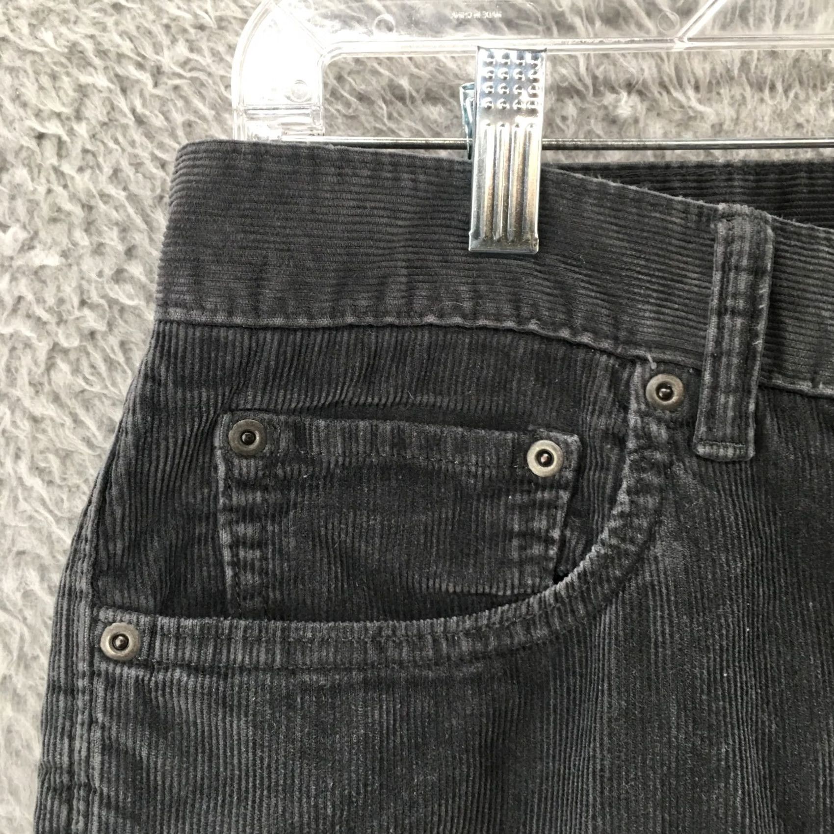 Banana Republic Banana Republic Jeans Skinny Corduroy Mens 32x34 Grey Mid Rise, 5-Pocket Denim Pants 33x33 Inseam 33 Size US 33 - 3 Thumbnail