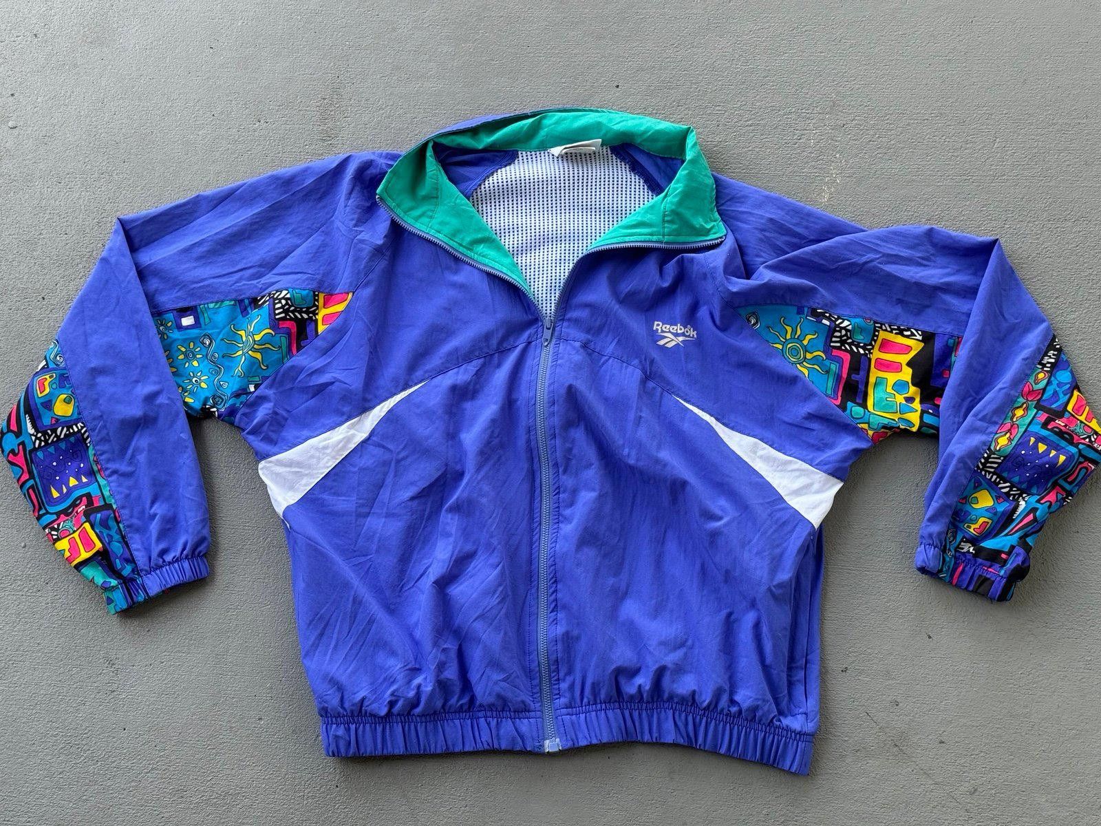 Reebok Vintage Reebok Windbreaker Size US S / EU 44-46 / 1 - 1 Thumbnail