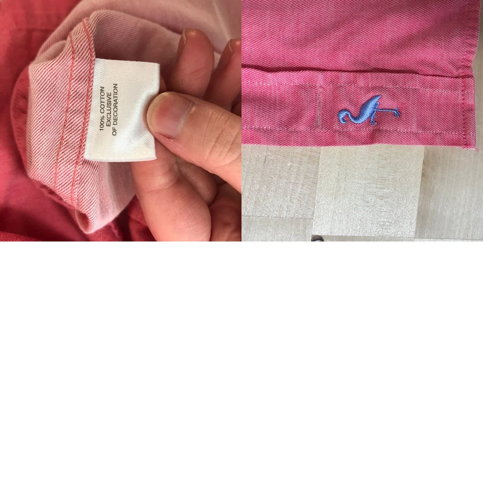 Tailorbyrd Tailorbyrd Mens Button Down Shirt Pink Cotton Short Sleeve Size Small Size US S / EU 44-46 / 1 - 8 Thumbnail