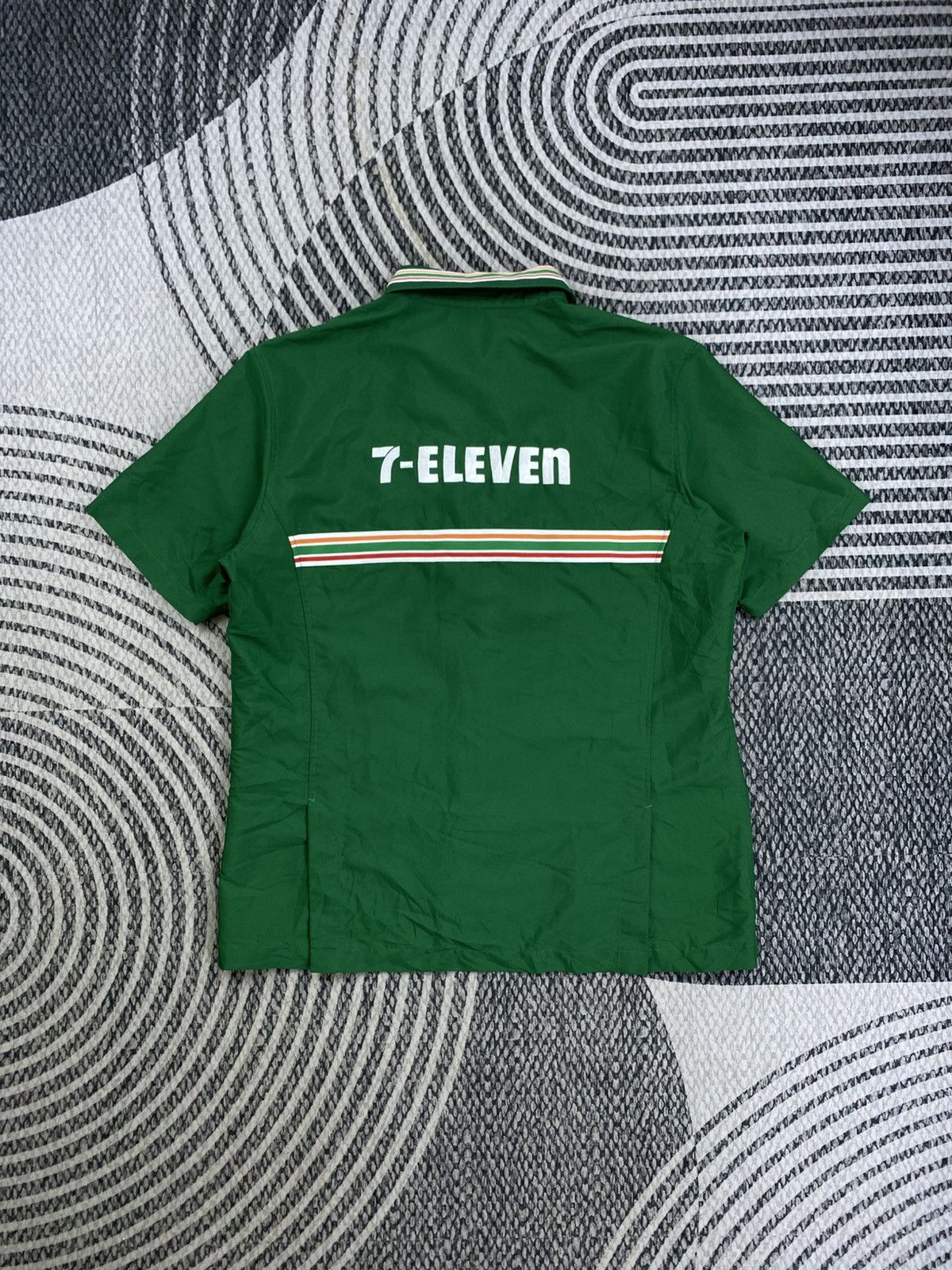 Japanese Brand Vtg 7 Eleven Edition Staff Uniform Workwear Jacket Size US L / EU 52-54 / 3 - 2 Thumbnail