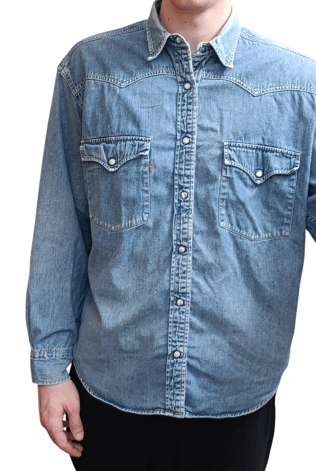 Levi's Vintage Levis Denim shirt Size US L / EU 52-54 / 3 - 6 Thumbnail