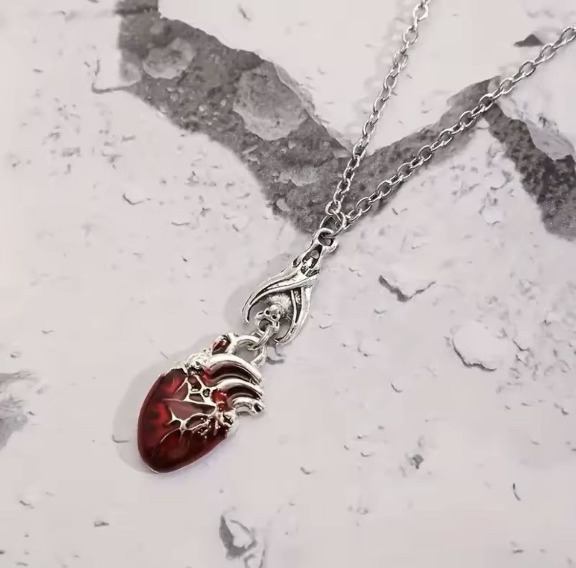 Other Anatomy heart Halloween necklace chain Size ONE SIZE - 2 Thumbnail