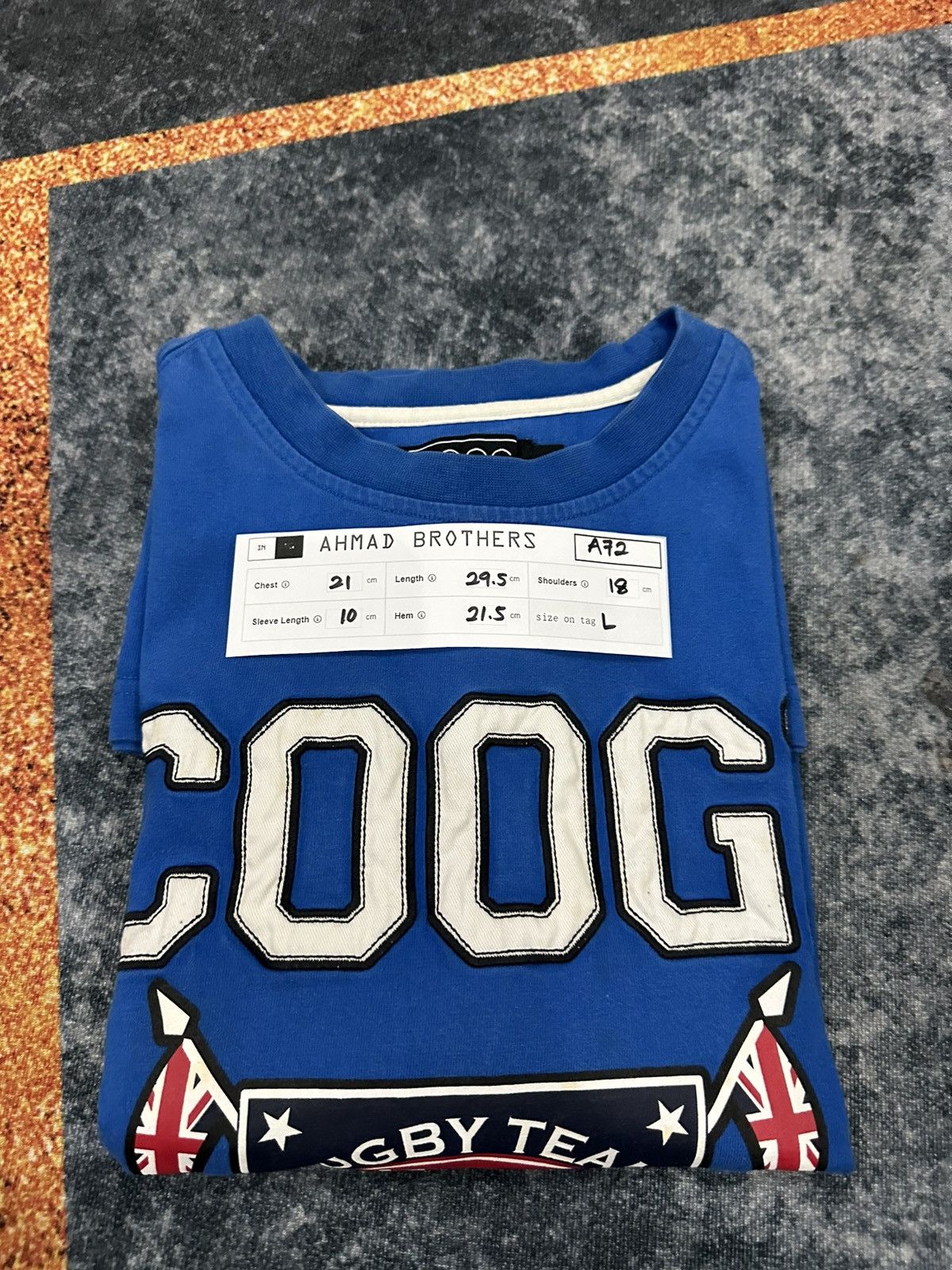 Coogi Coogi Rugby Team League Championship Tshirt A72 Size US L / EU 52-54 / 3 - 14 Thumbnail