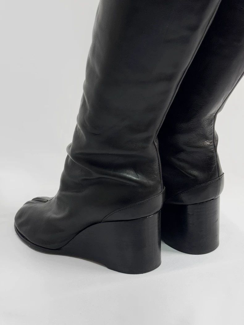 Maison Margiela maison margiela 01 FW I issue Margiela tabi black boots Size US 5.5 / EU 38 - 5 Thumbnail