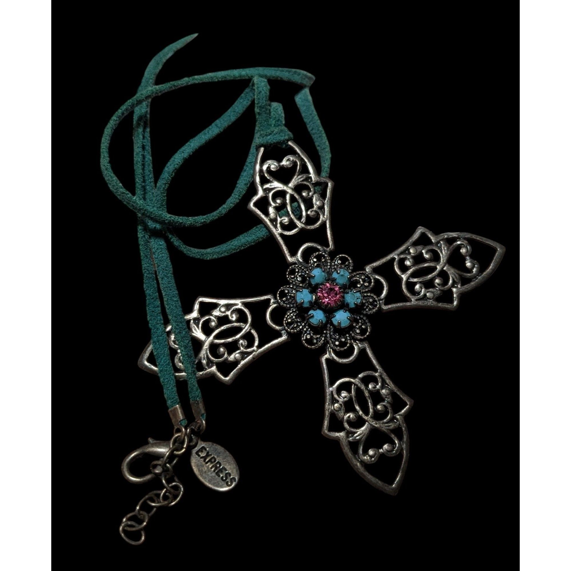 Express Express Retro Celtic Cross Pendant Necklace Size ONE SIZE - 3 Thumbnail