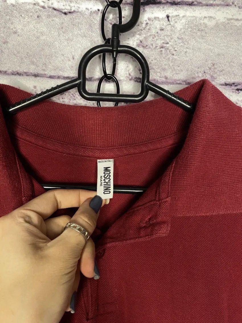 Moschino ❤️MENS Moschino polos vintage luxury made in Italy ❤️ Size US XL / EU 56 / 4 - 3 Thumbnail