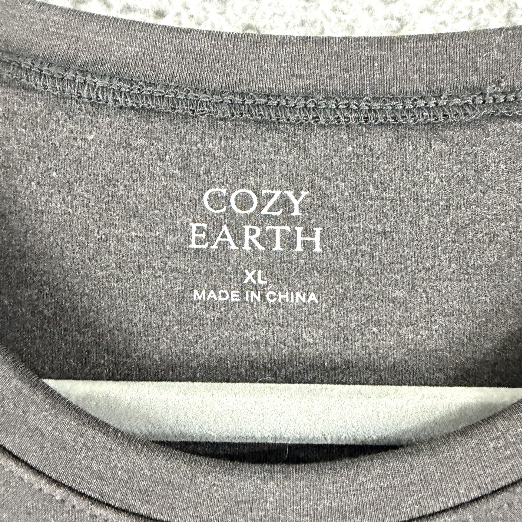 Vintage Cozy Earth Sweatshirt Womens XL Gray Long Sleeve Crew Neck Pullover Soft Size XL / US 12-14 / IT 48-50 - 7 Thumbnail