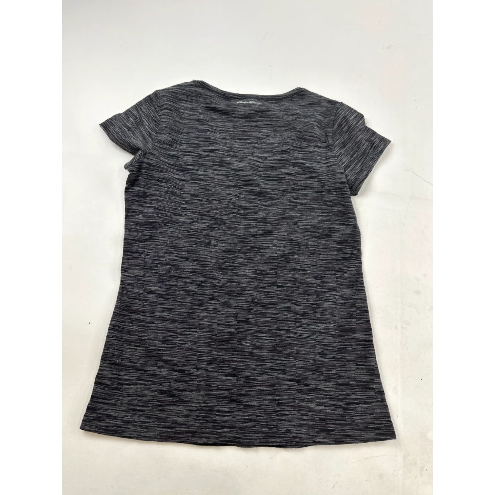 Eddie Bauer Eddie Bauer Shirt Womens Medium Gray Space Dye Stretch Summer Beach Short Sleeve Shirt Size M / US 6-8 / IT 42-44 - 6 Thumbnail