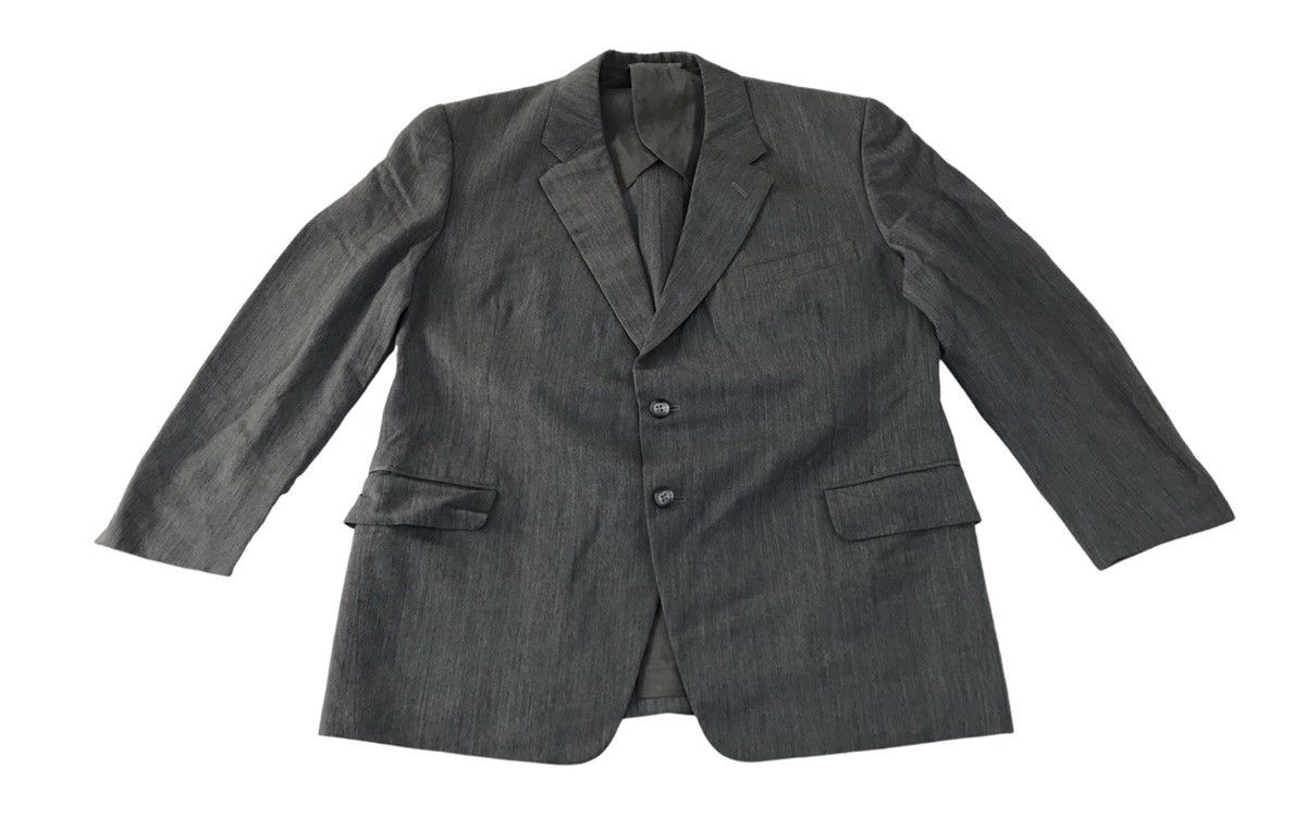 image of Givenchy Gentlemen Paris Blazer Coat Jacket Simple Design in Grey, Men's (Size Medium)