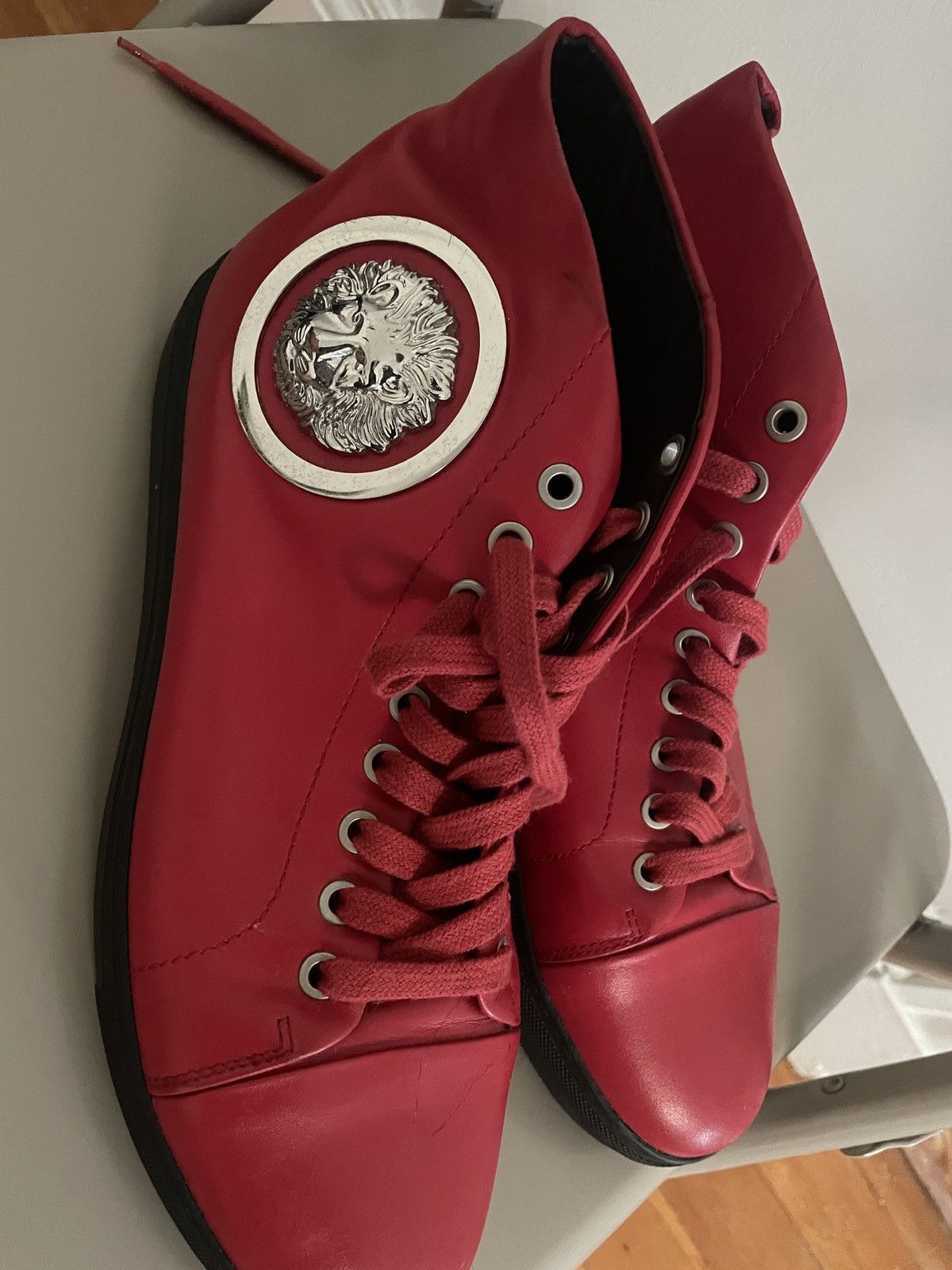 Versace Red Versace sneakers Size US 8.5 / EU 41-42 - 2 Thumbnail