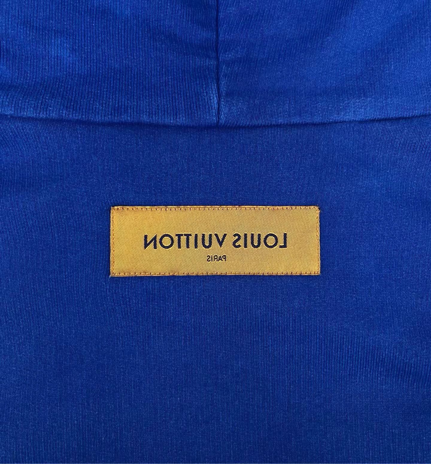 Louis Vuitton [Louis Vuitton] Blue Tie-Dye Lightning Bolt Hoodie Size L / US 10 / IT 46 - 5 Thumbnail