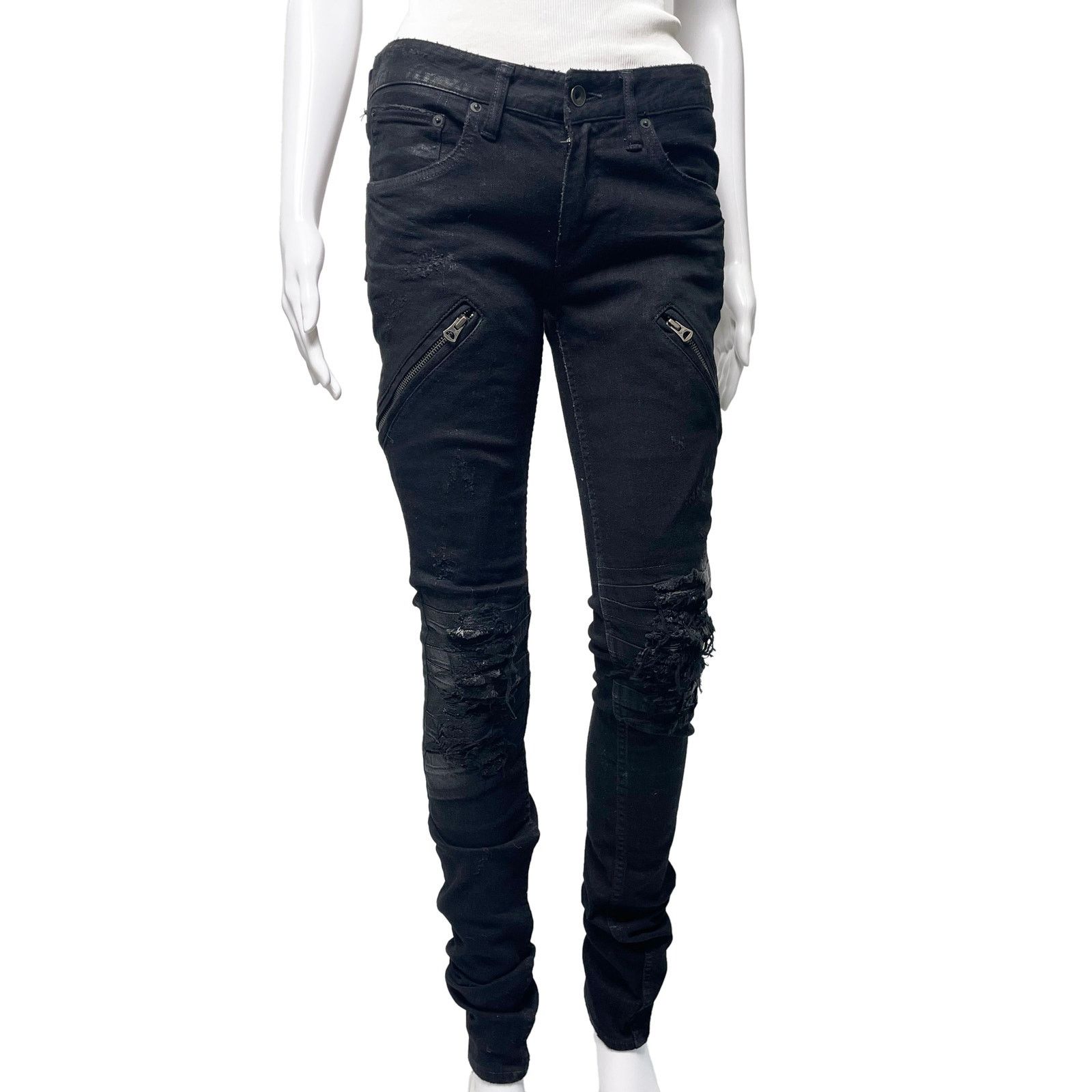 Le Grande Bleu (L.G.B.) Black Jeans Size 26" / US 2 / IT 38 - 1 Thumbnail