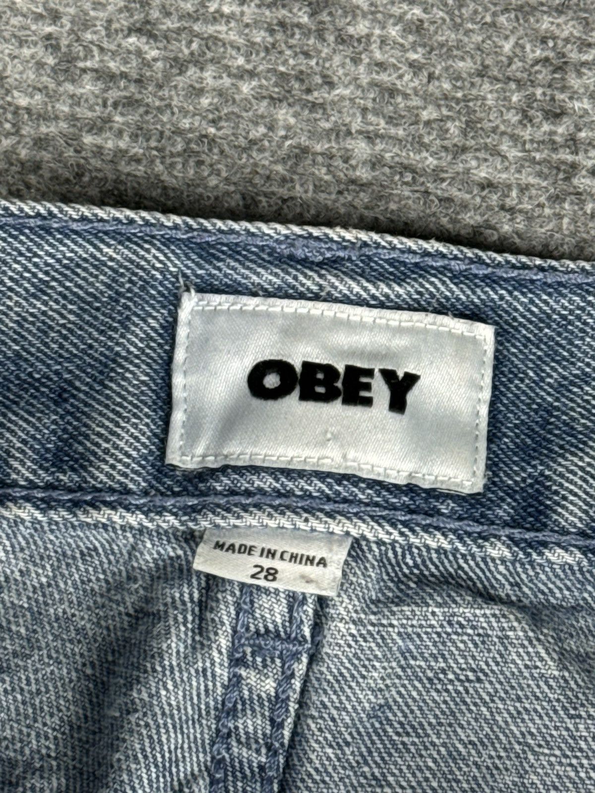 Obey Y2K obey carpenter loose baggy pants denim jeans Size US 28 / EU 44 - 8 Thumbnail
