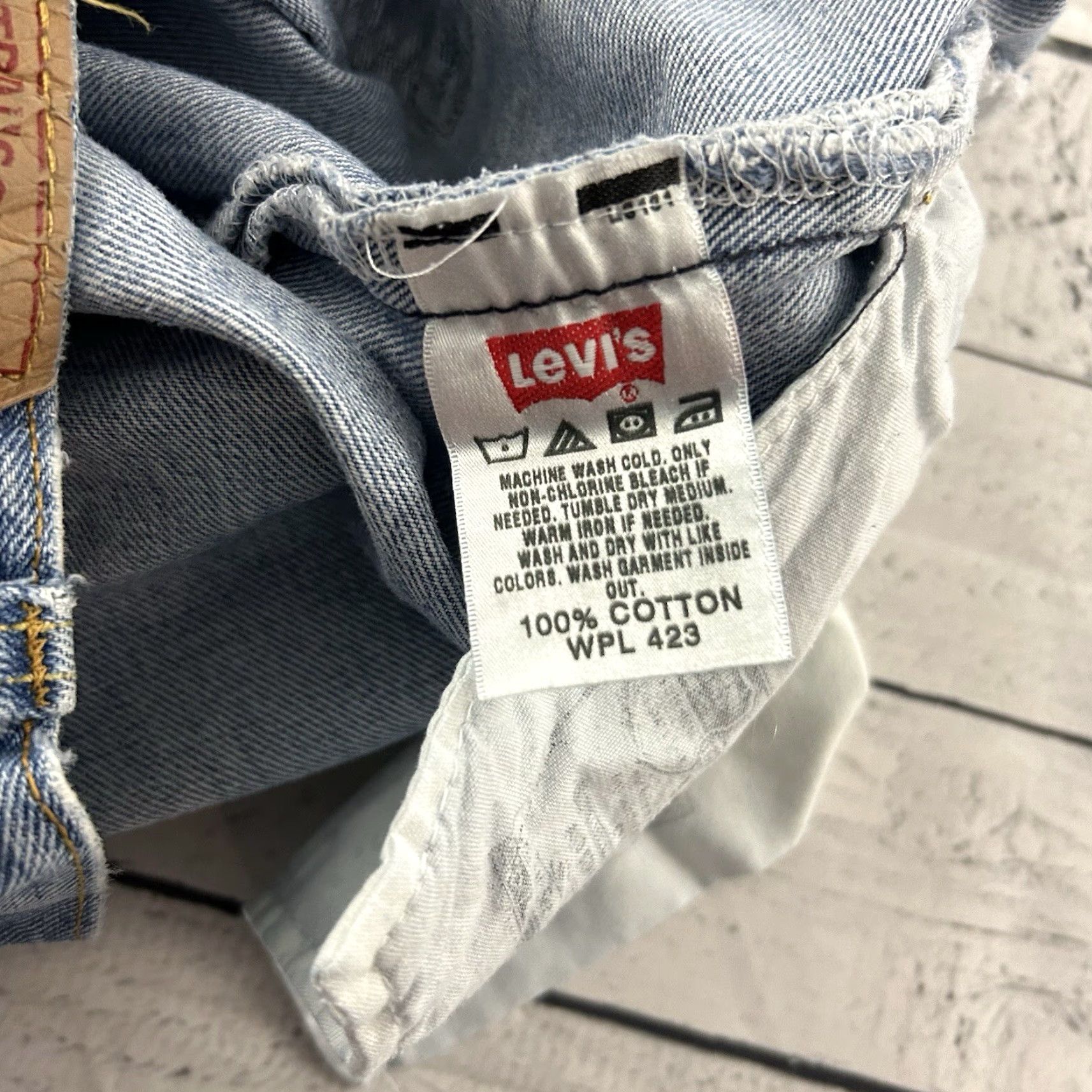 Levi's VTG Levi's 501 Original Fit Jeans Mens 36x36 Blue Denim Straight Mid Wash Denim Blue 501 Original Fit Mens Jeans Size US 36 / EU 52 - 7 Thumbnail