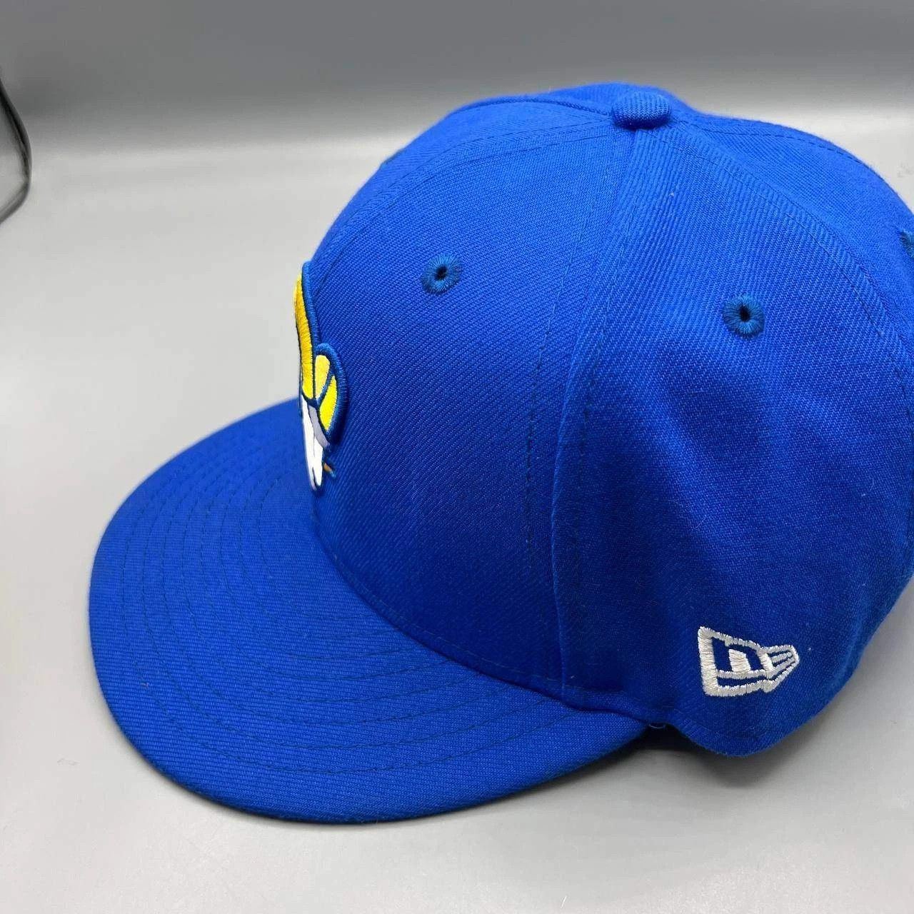 New Era Los Angeles LA Rams Hat Men Blue Gray Embroidered Snap Back Size ONE SIZE - 7 Thumbnail
