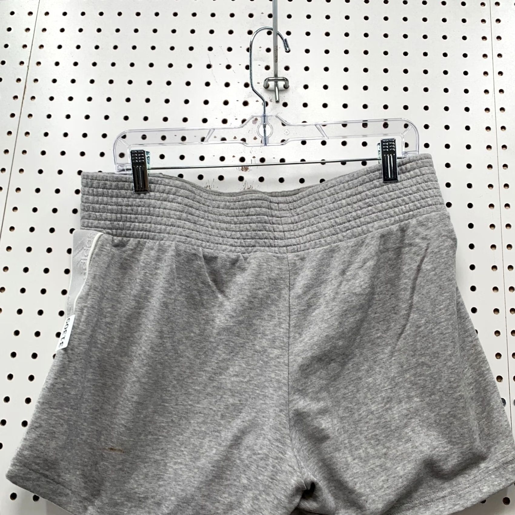 Adidas Adidas Sweat Shorts Men XL White Striped Fleece 34x3.5 Casual Active Size 40" / US 18 - 7 Thumbnail