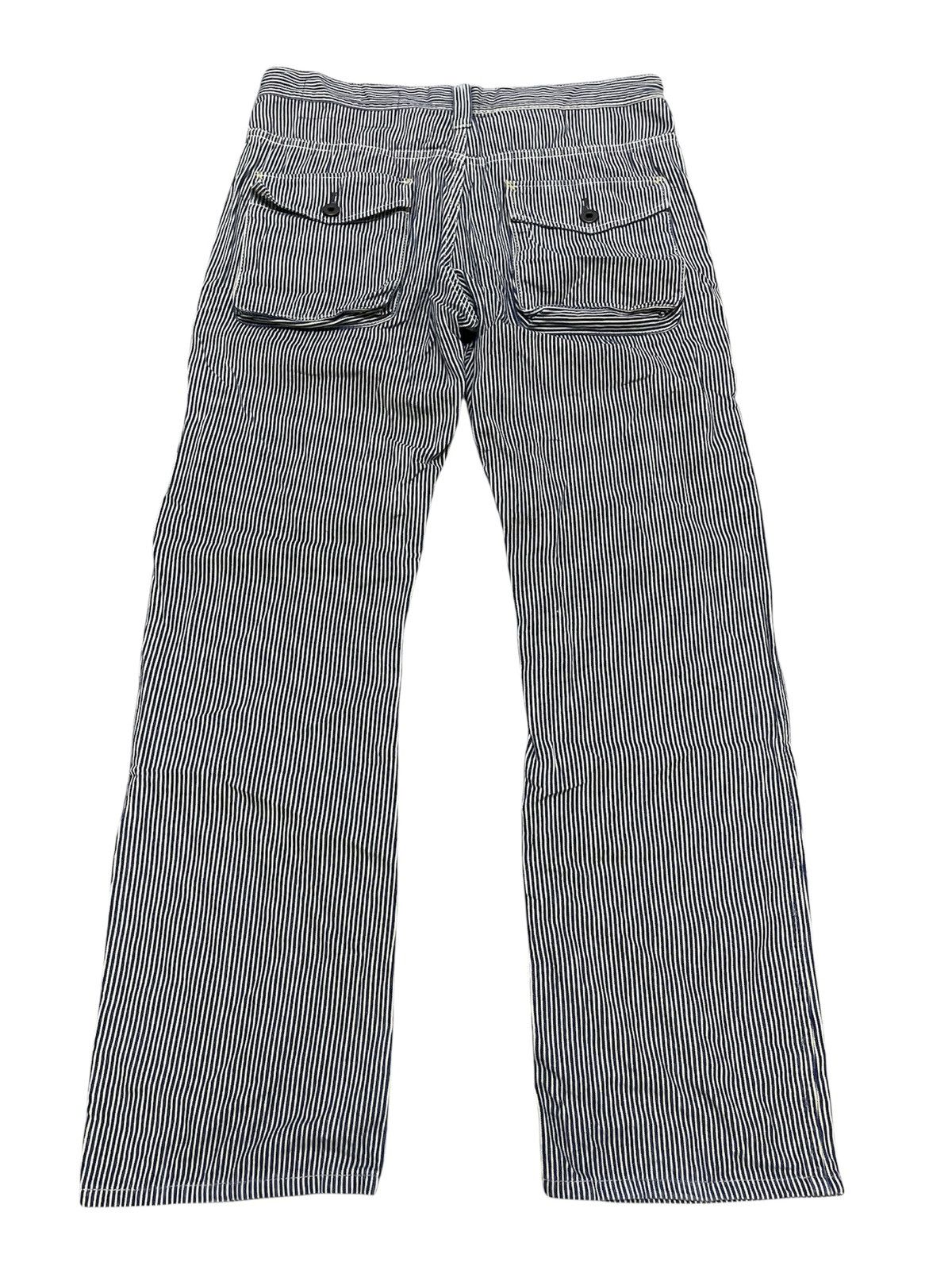 Japanese Brand Jepanes Brand x Studio Ecru Bush Pants Denim Hickory Size US 33 - 5 Thumbnail