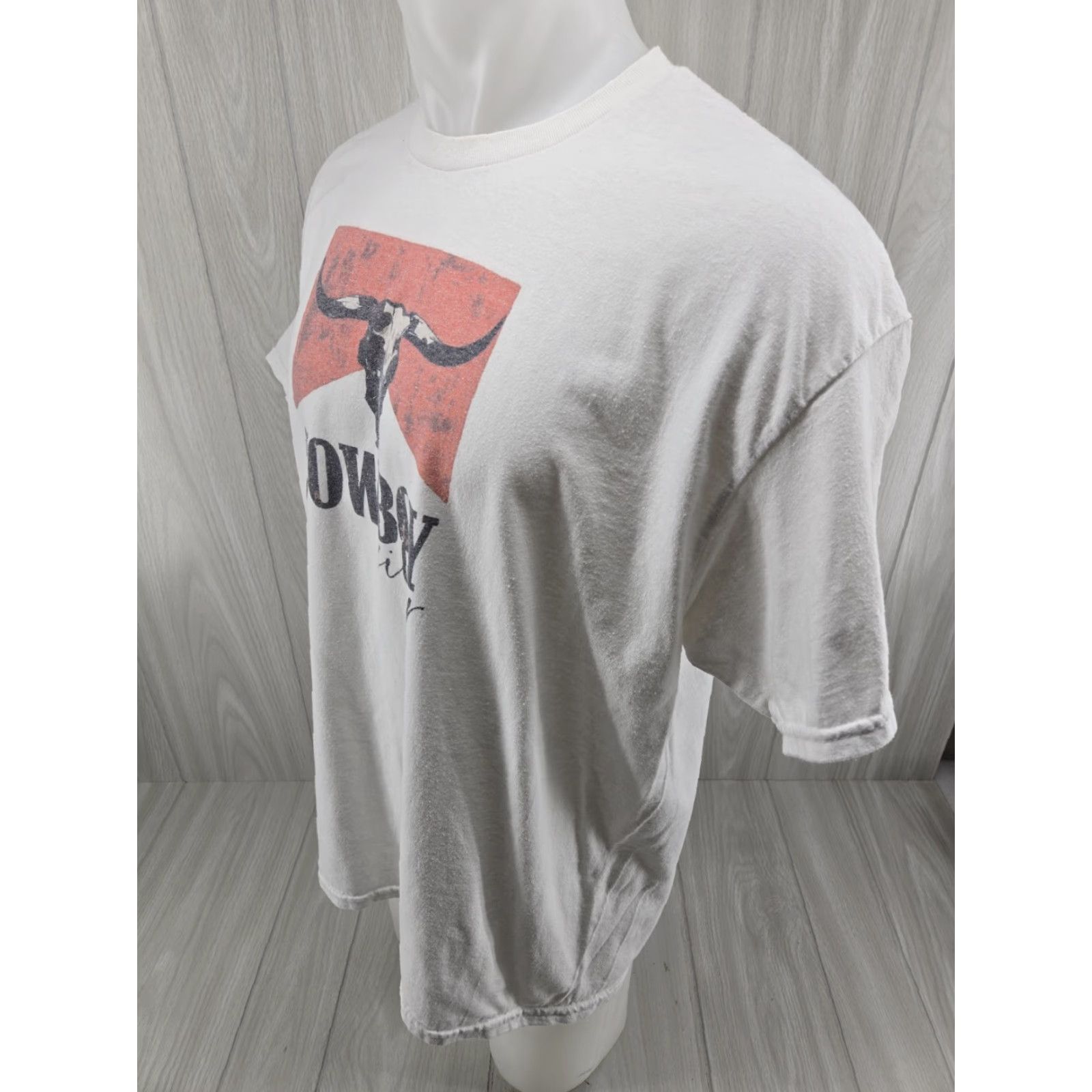 Gildan Gildan SoftStyle T-shirt Mens XL Graphic Print Short Sleeve Cowboy Killer Vintage No Size US XL / EU 56 / 4 - 5 Thumbnail