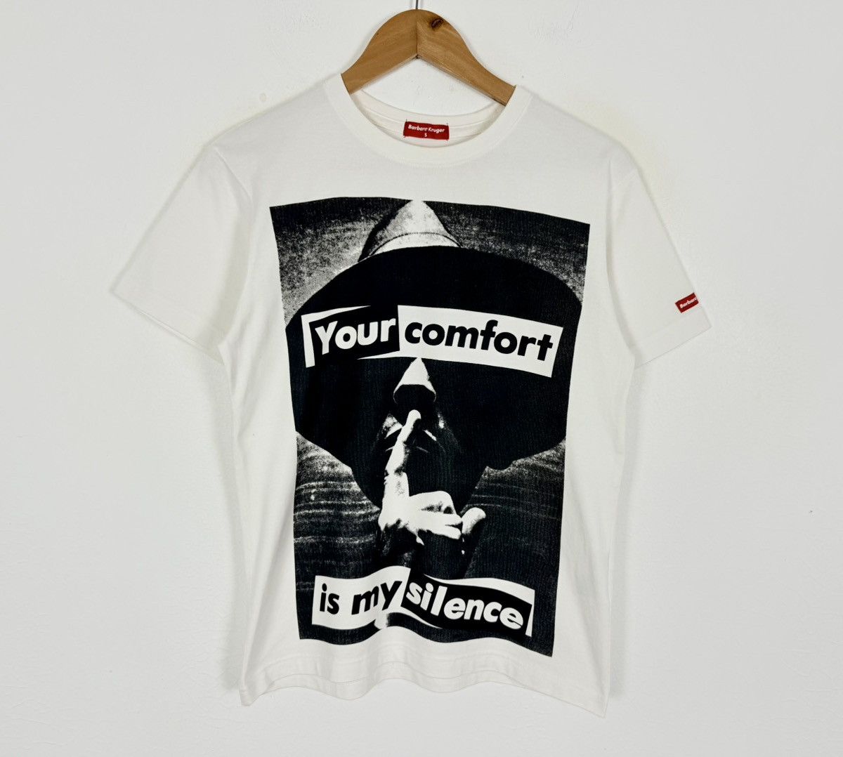 Barbara Kruger Barbara Kruger Your Comfort is My Silence shirt Size US S / EU 44-46 / 1 - 2 Thumbnail
