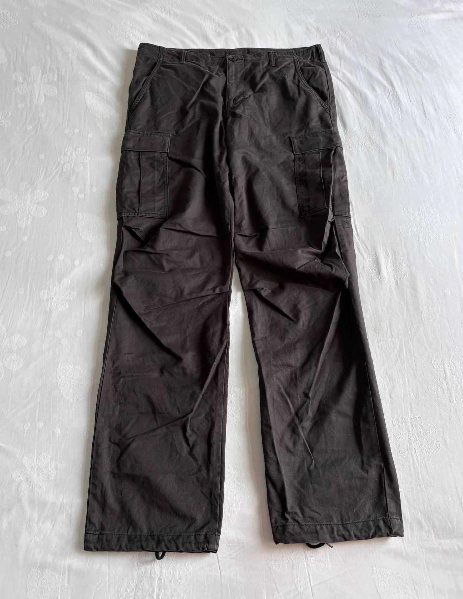 Hysteric Glamour HG vintage pleated work pants rare plus size 88-90/110 Size US 34 / EU 50 - 1 Thumbnail