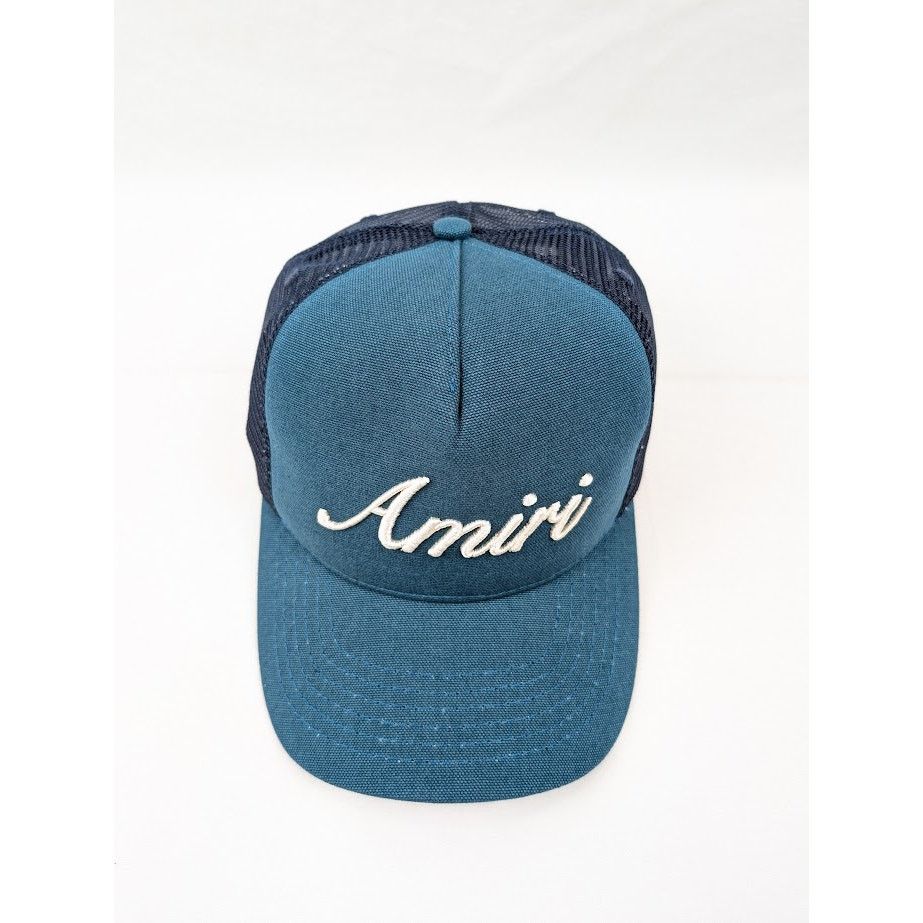 Amiri o1rshd1 Q:7 / Size: OS / Amiri Script Trucker Hat/Cap Teal Size ONE SIZE - 2 Thumbnail