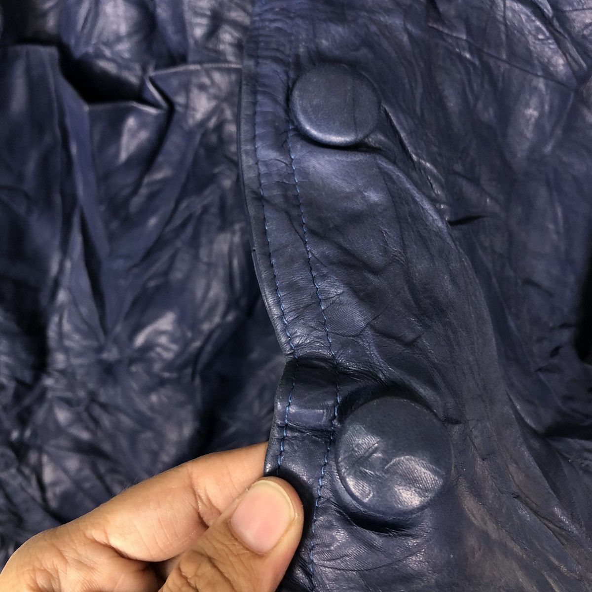 Vintage 🔥Vtg Leather Long Jacket West Second Vancouver B.C USA Size US M / EU 48-50 / 2 - 14 Thumbnail