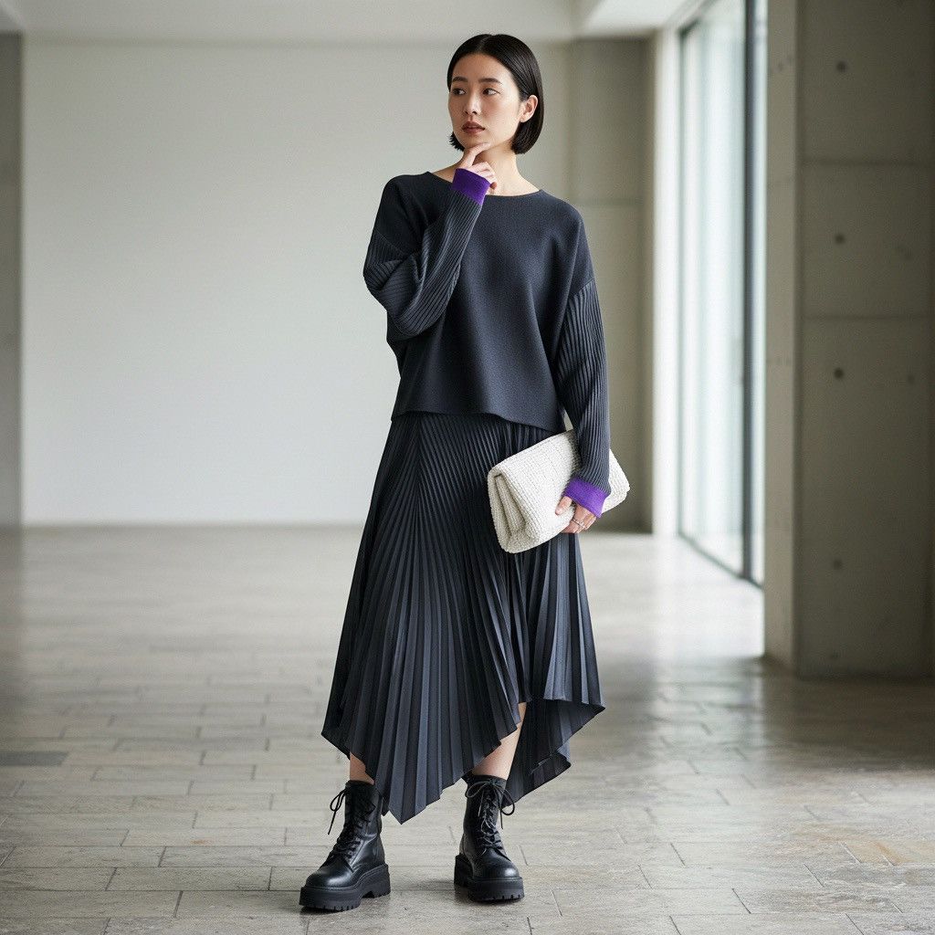 Japanese Brand Pleatsme Pleats Please Issey Miyake Inspiration Top Size US M / EU 48-50 / 2 - 2 Thumbnail