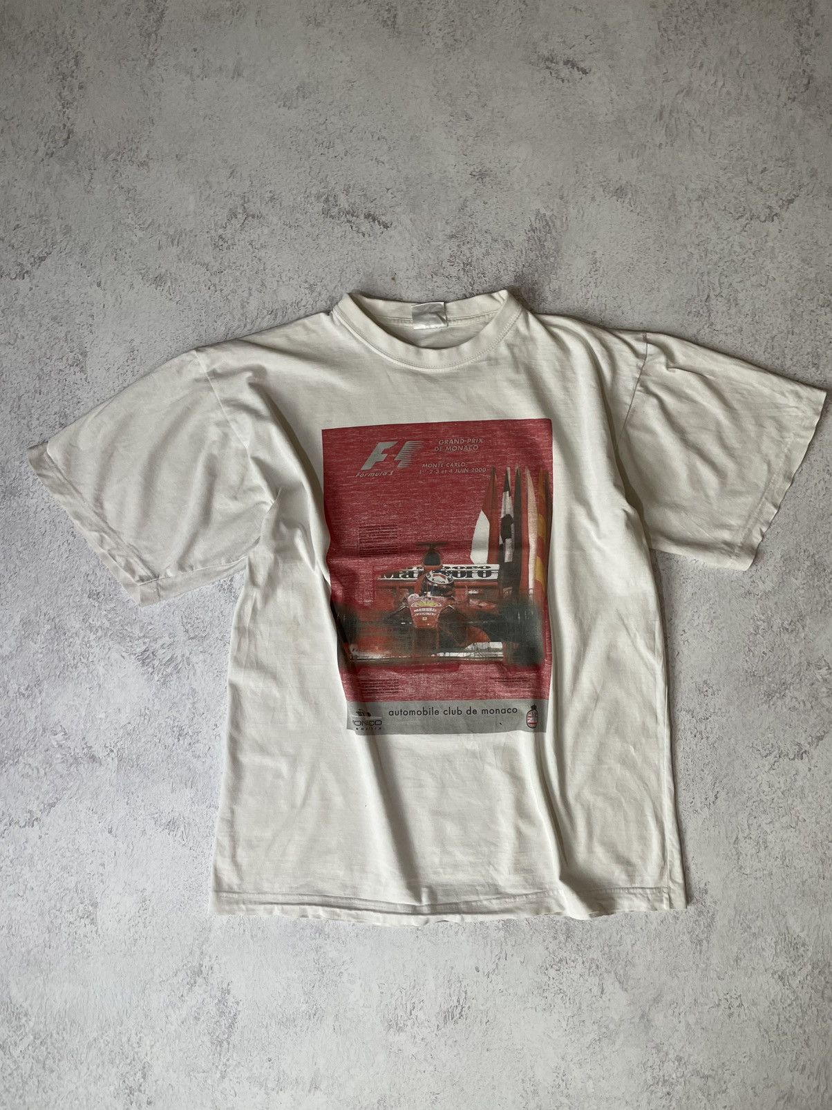 Marlboro Vintage Monaco Grand Prix Marlboro Racing F1 T-Shirt 2000s ...