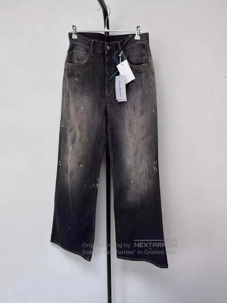 Acne Studios Acne Studios 1981 Washed Low Rise Wide Leg Design Jeans Size US 32 / EU 48 - 1 Thumbnail