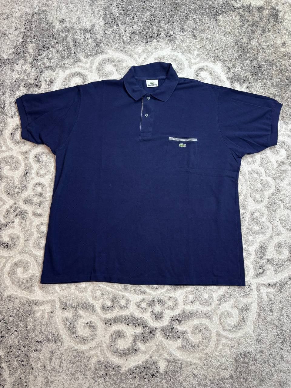 Lacoste Vintage Lacoste Navy Polo Size 7 XL • Devanlay Tag • Pocket Size US XL / EU 56 / 4 - 6 Thumbnail