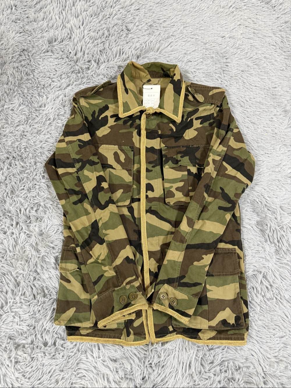 Saint Laurent Paris Saint Laurent Camo Light Jacket Size S Size US S / EU 44-46 / 1 - 1 Thumbnail