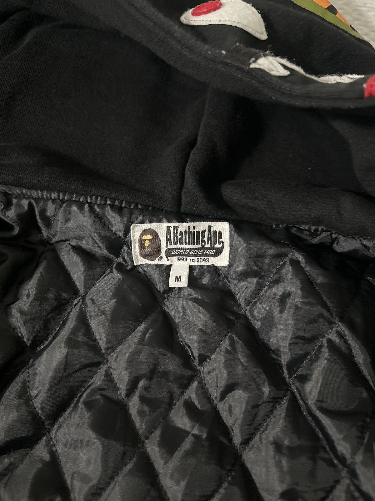 Bape BAPE City Camo Shark Varsity Jacket Glow in the Dark Size US M / EU 48-50 / 2 - 5 Thumbnail